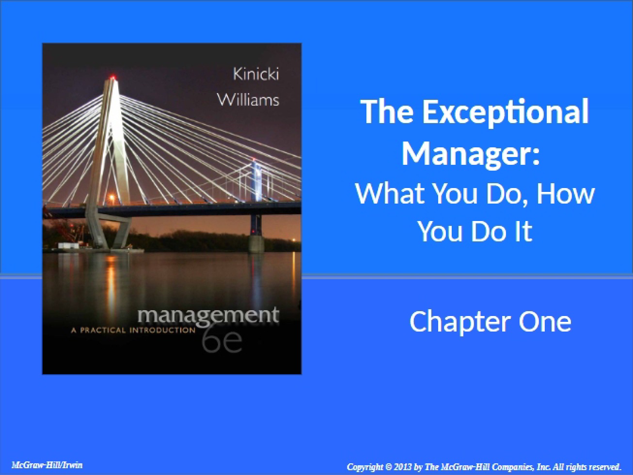 Exceptional Management Chapter 1