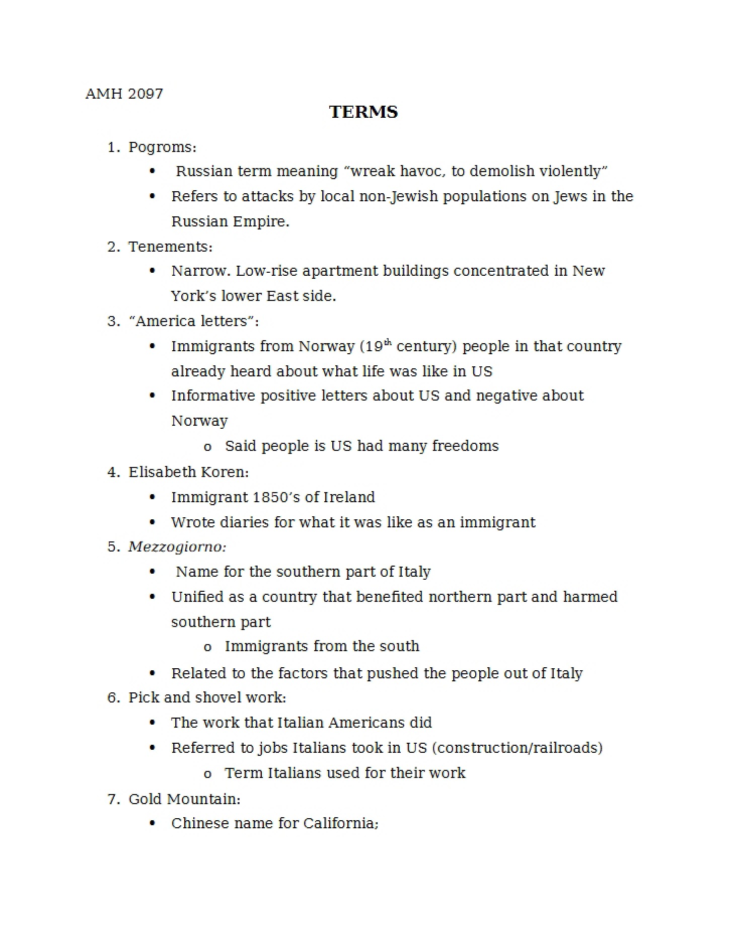 Class Session Summary