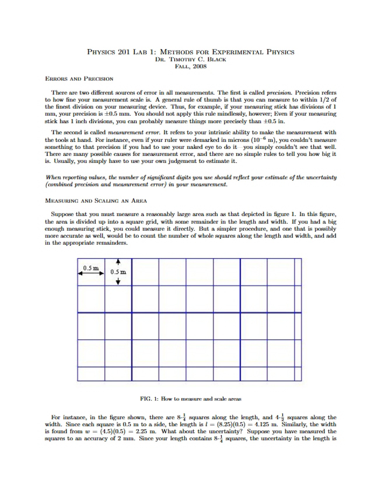 Experimental Physics Methods