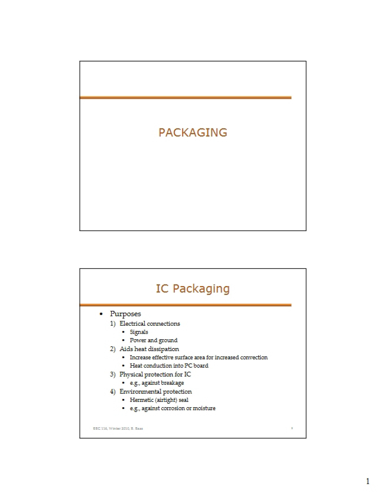 Packaging Technology