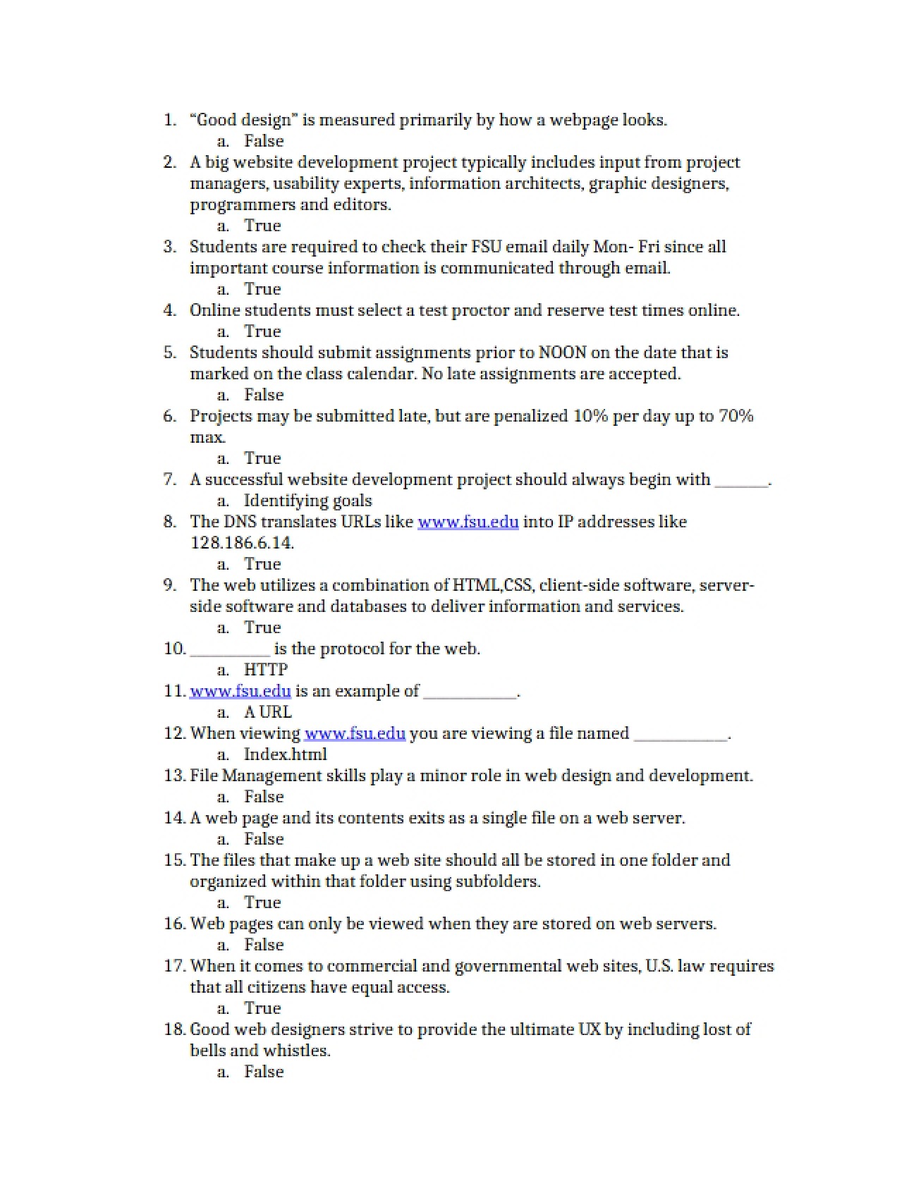 Guide for Studying Web Design