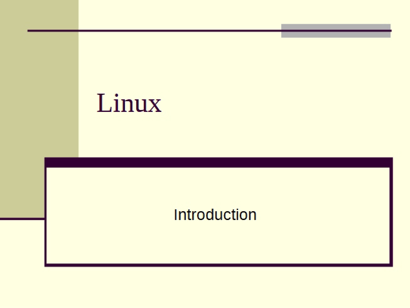Linux Administration