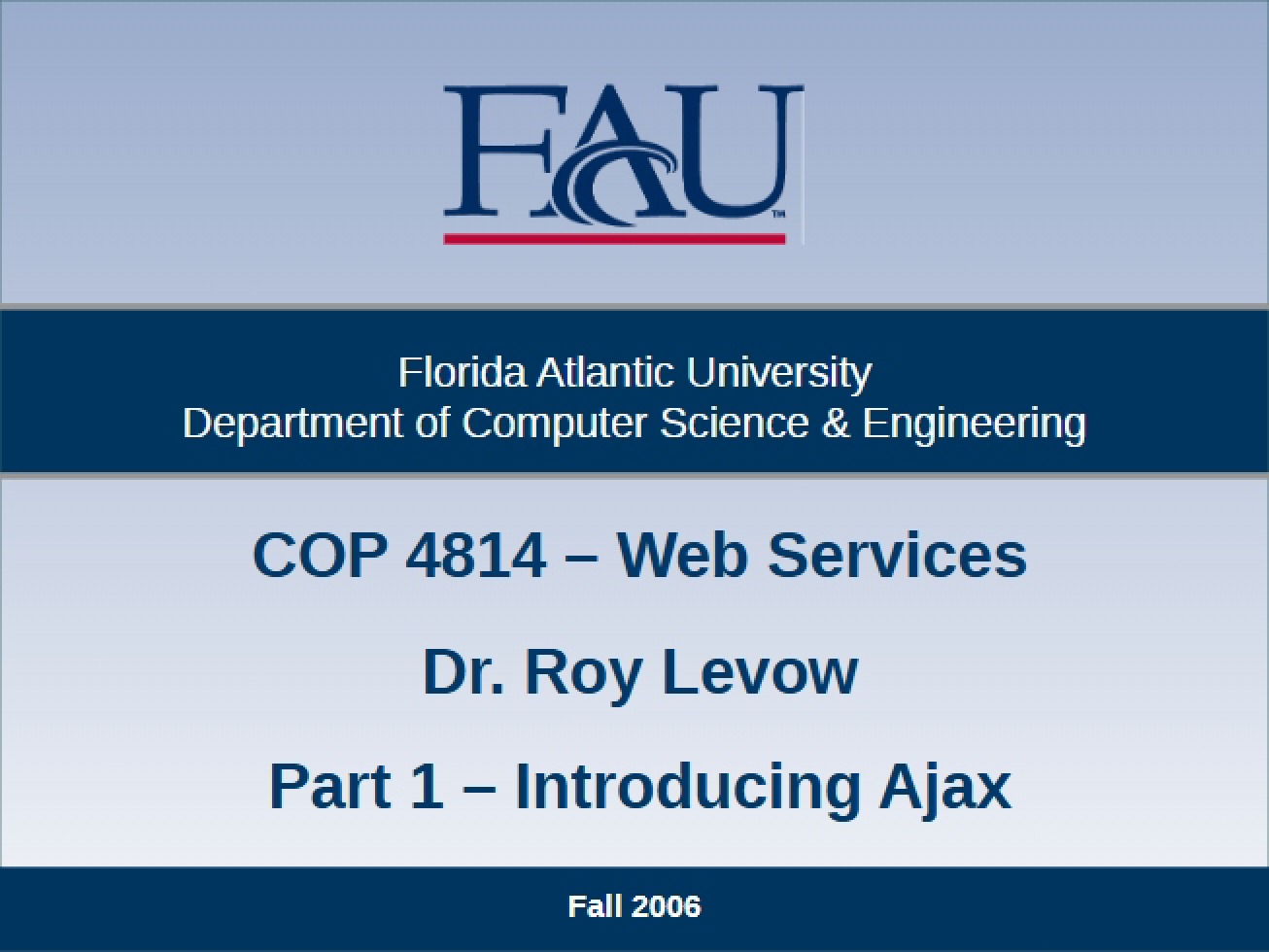 Ajax Introduction Part One