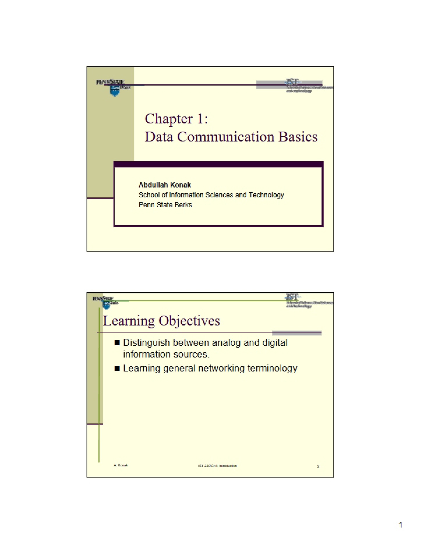 Basics of Data Communications