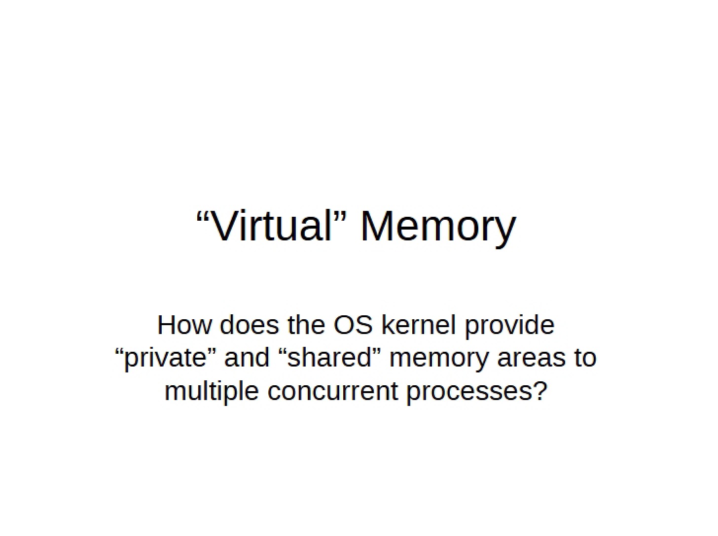 Memory Virtualization