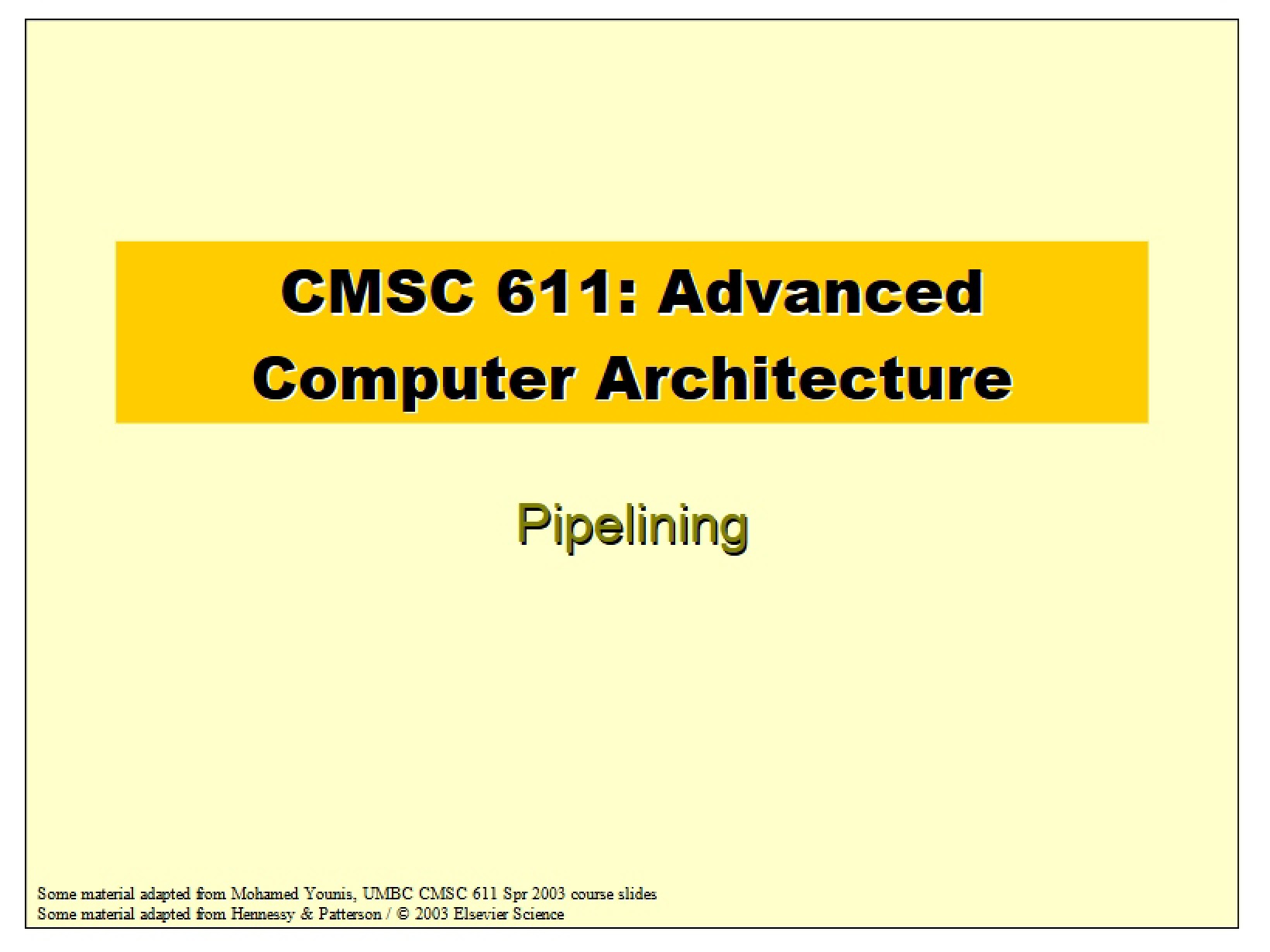 Pipeline Concepts
