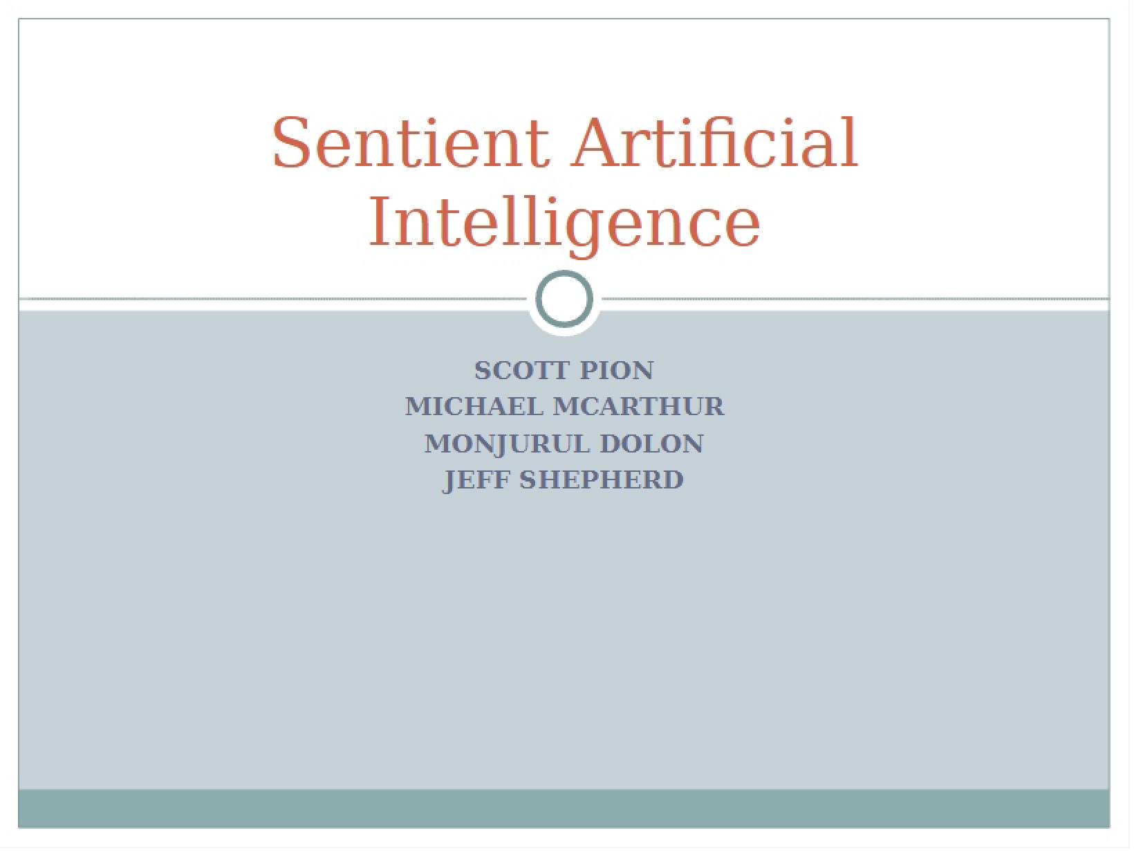 Sentient AI Systems