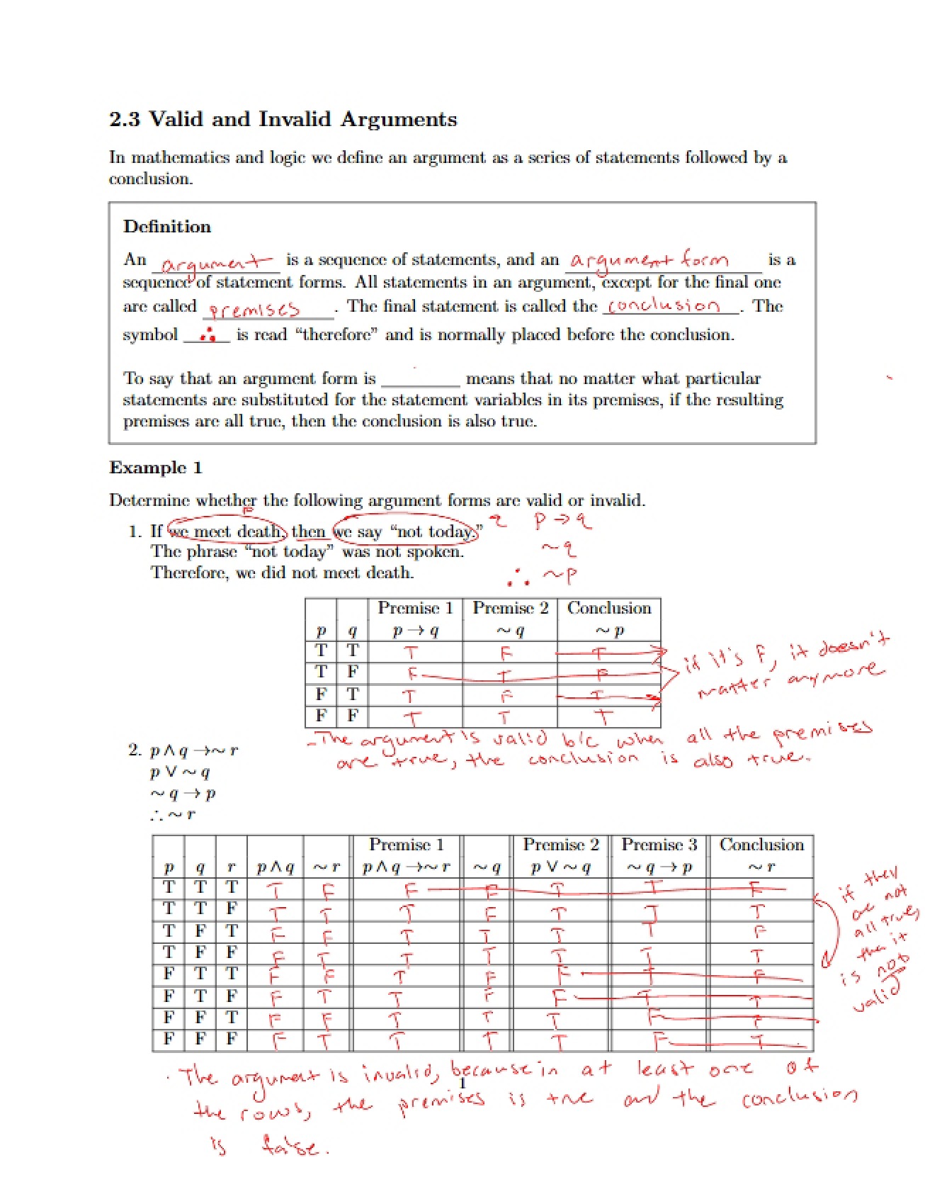 First Test