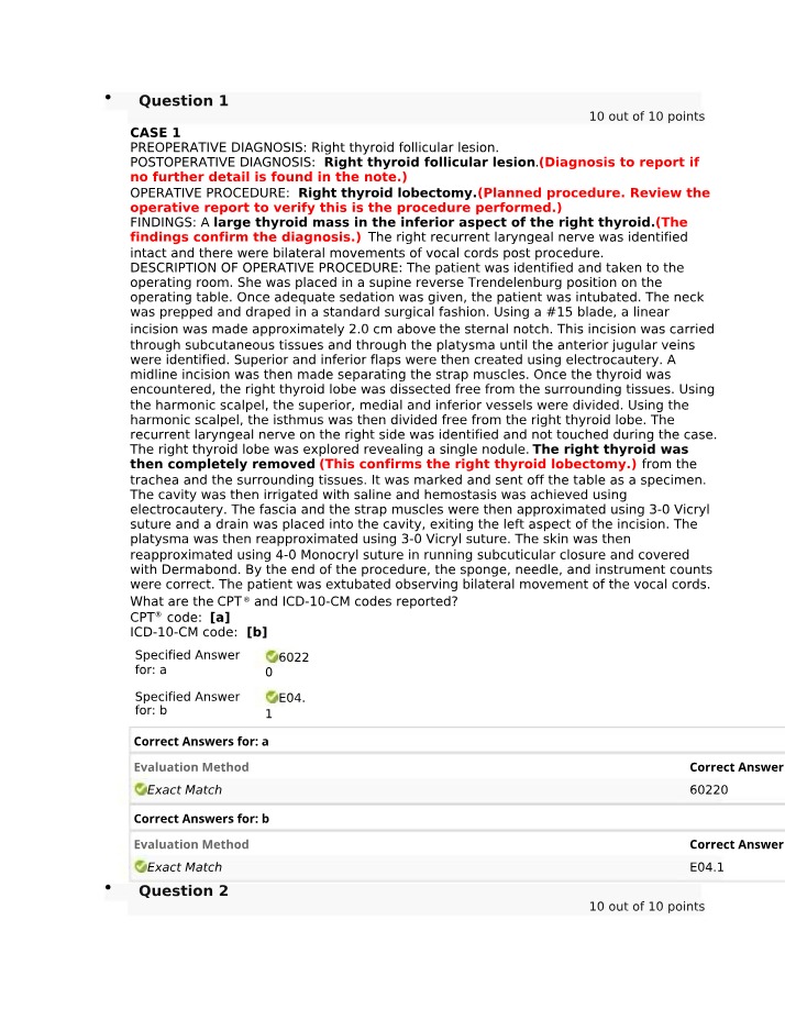 2023 Practical Application Test for AAPC