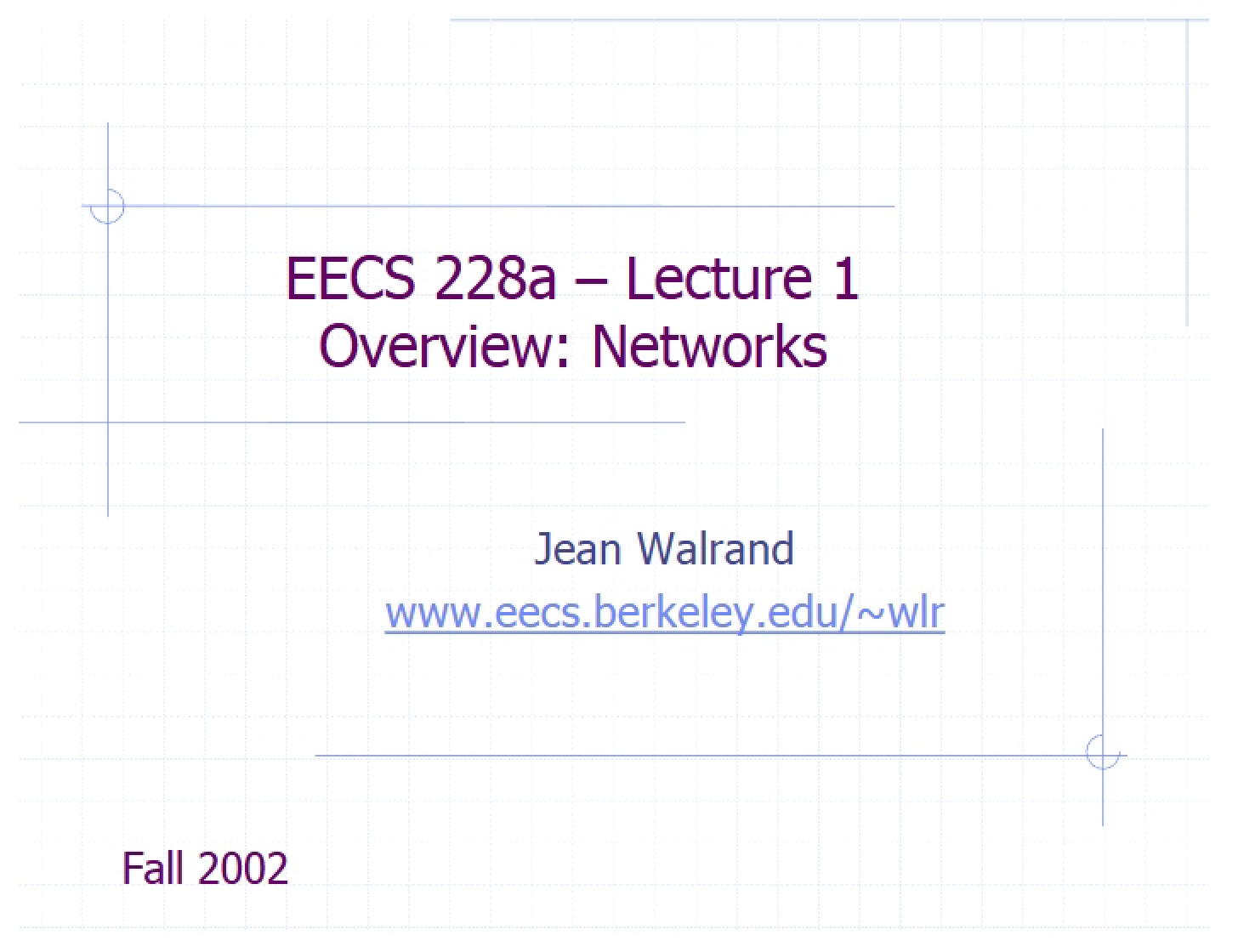 General Network Overview