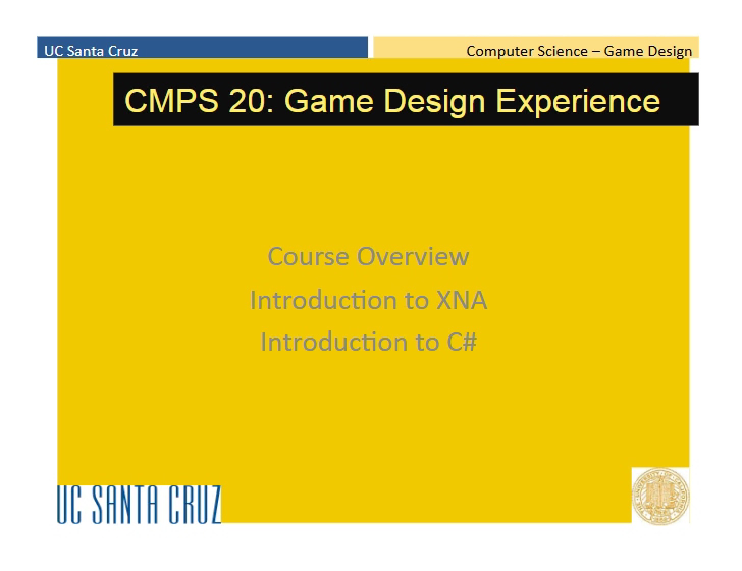 XNA Basics
