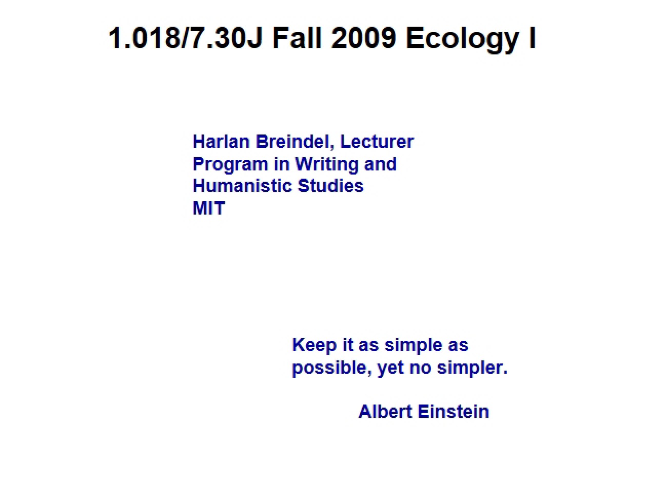 Earth System Class Notes