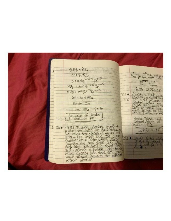 Notes on Utility Functions and Consumer Allocation