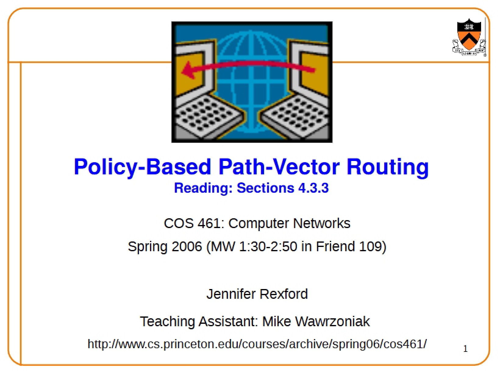 Path-Vector Routing (Policy-Based)