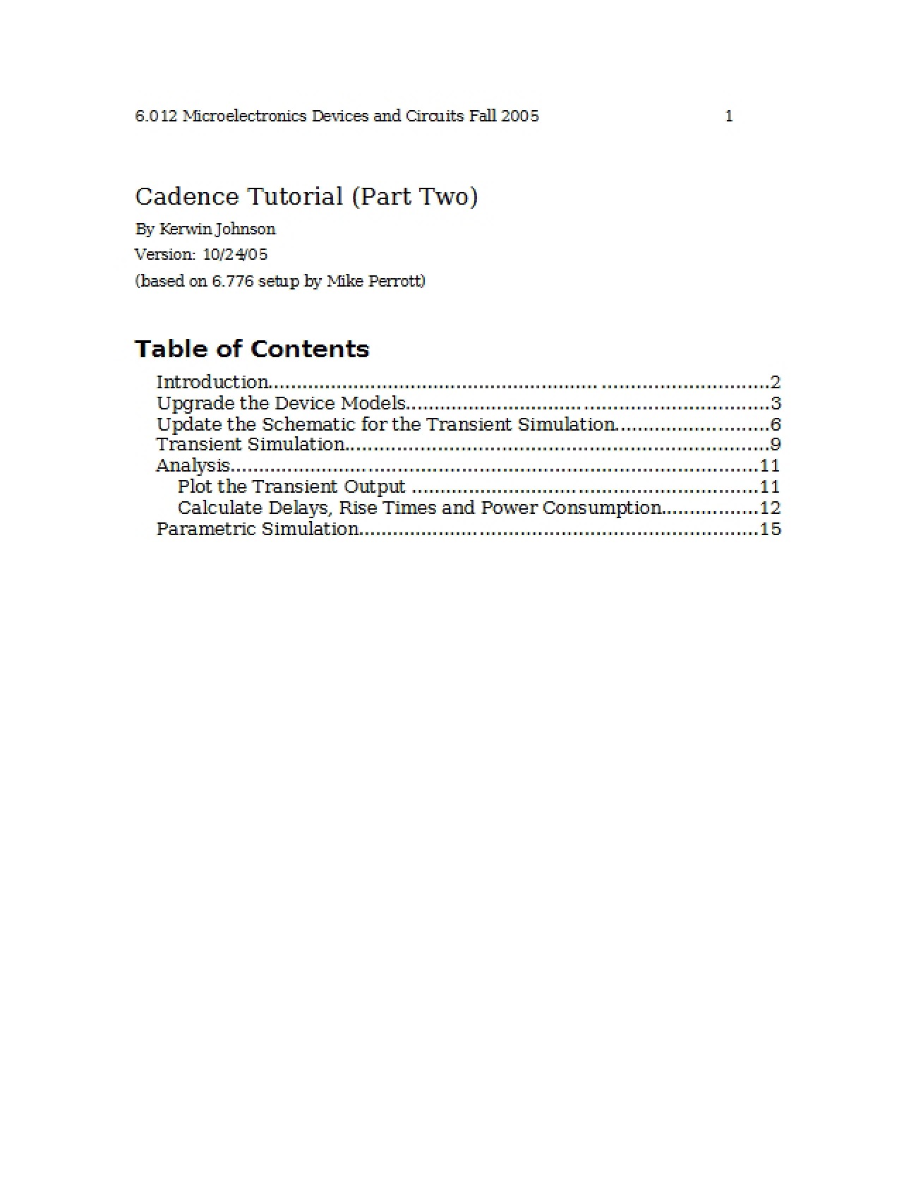 Microelectronic Devices Study Guide