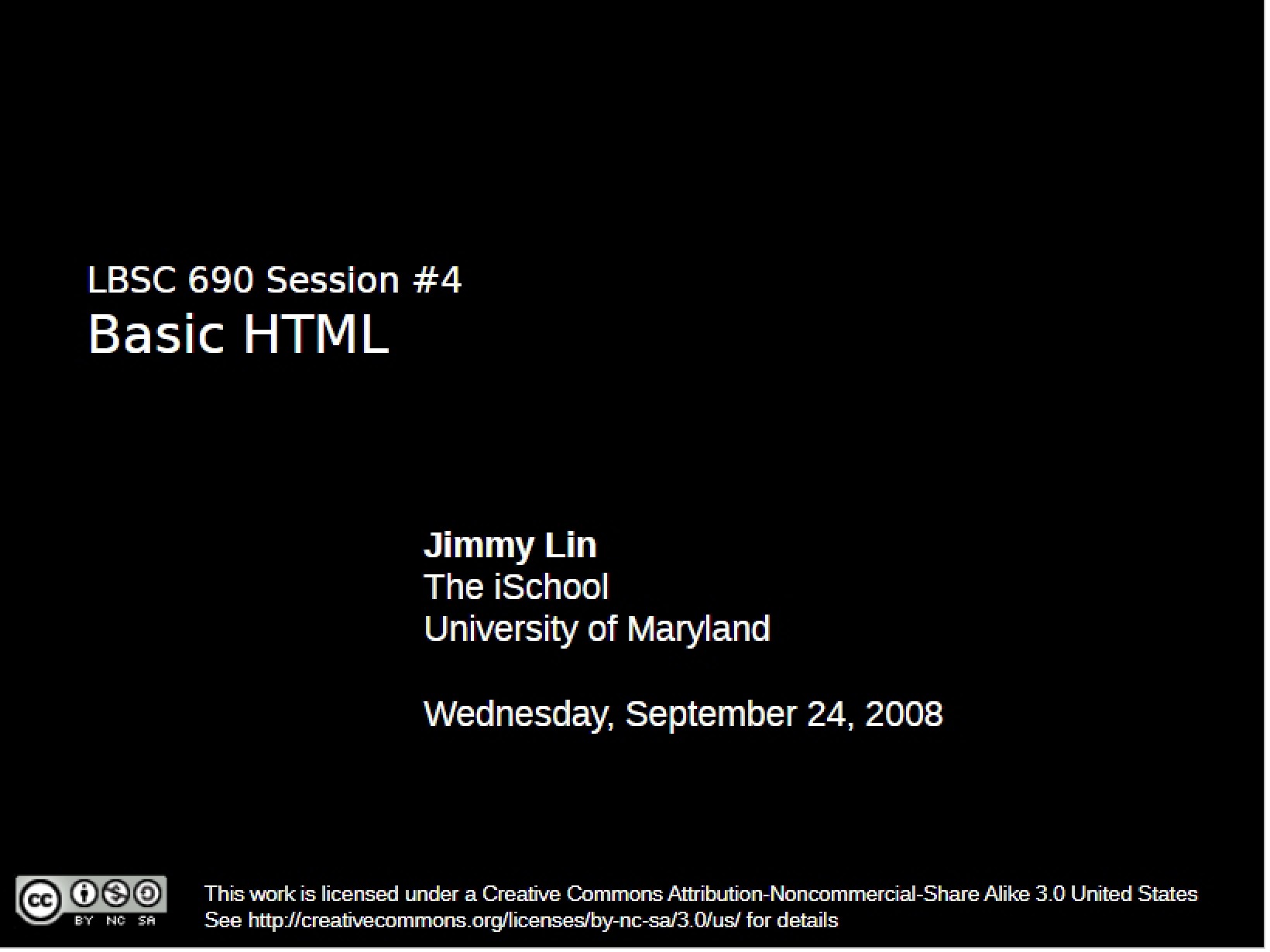 HTML Basics