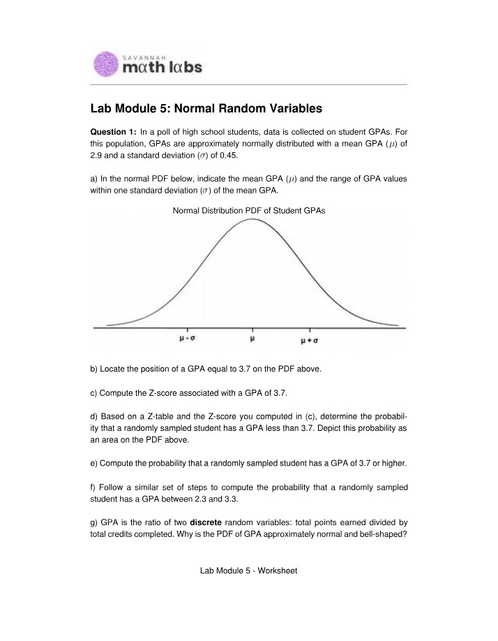 Module 5 Lab Worksheet
