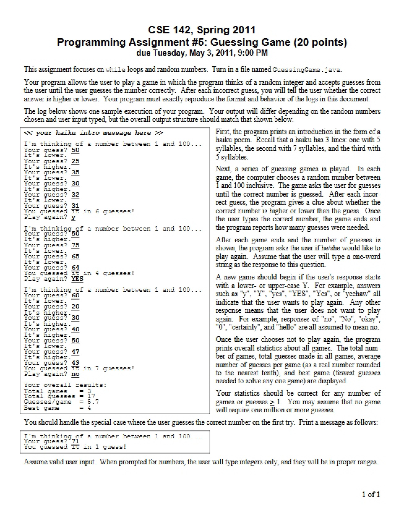 Notes for Studying - 2 Pages