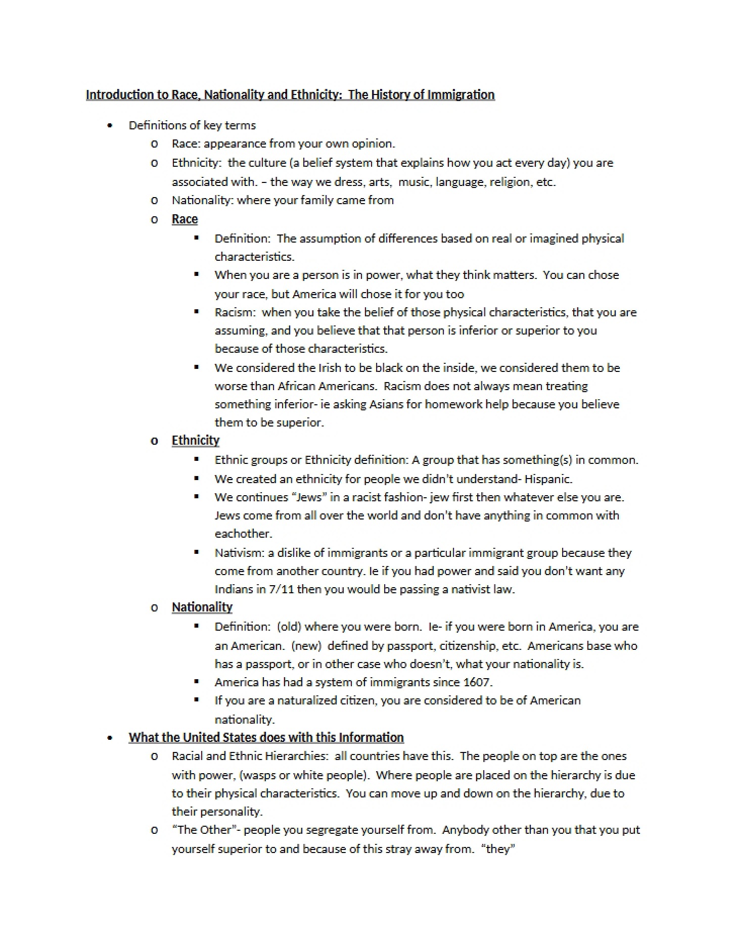 Introduction to the Concept of Race