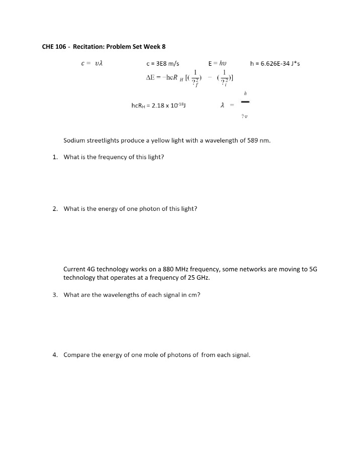 Week 8 Recitation Problem Set