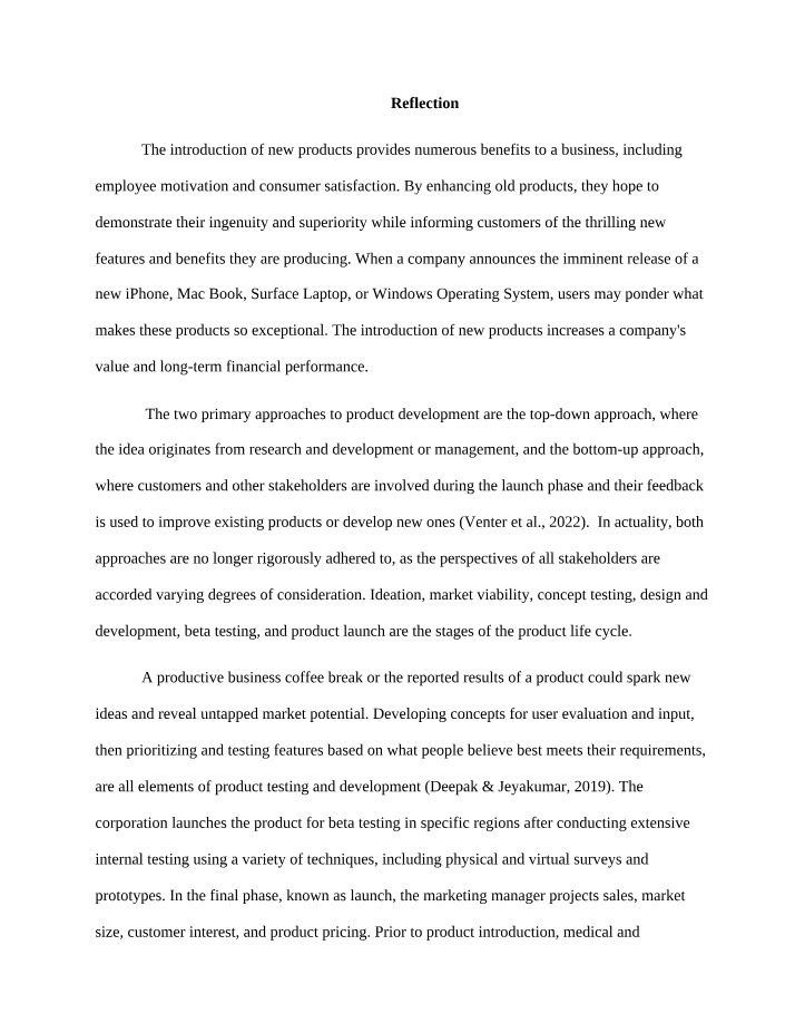 Marketing Reflection and Discussion Forum - Abrar