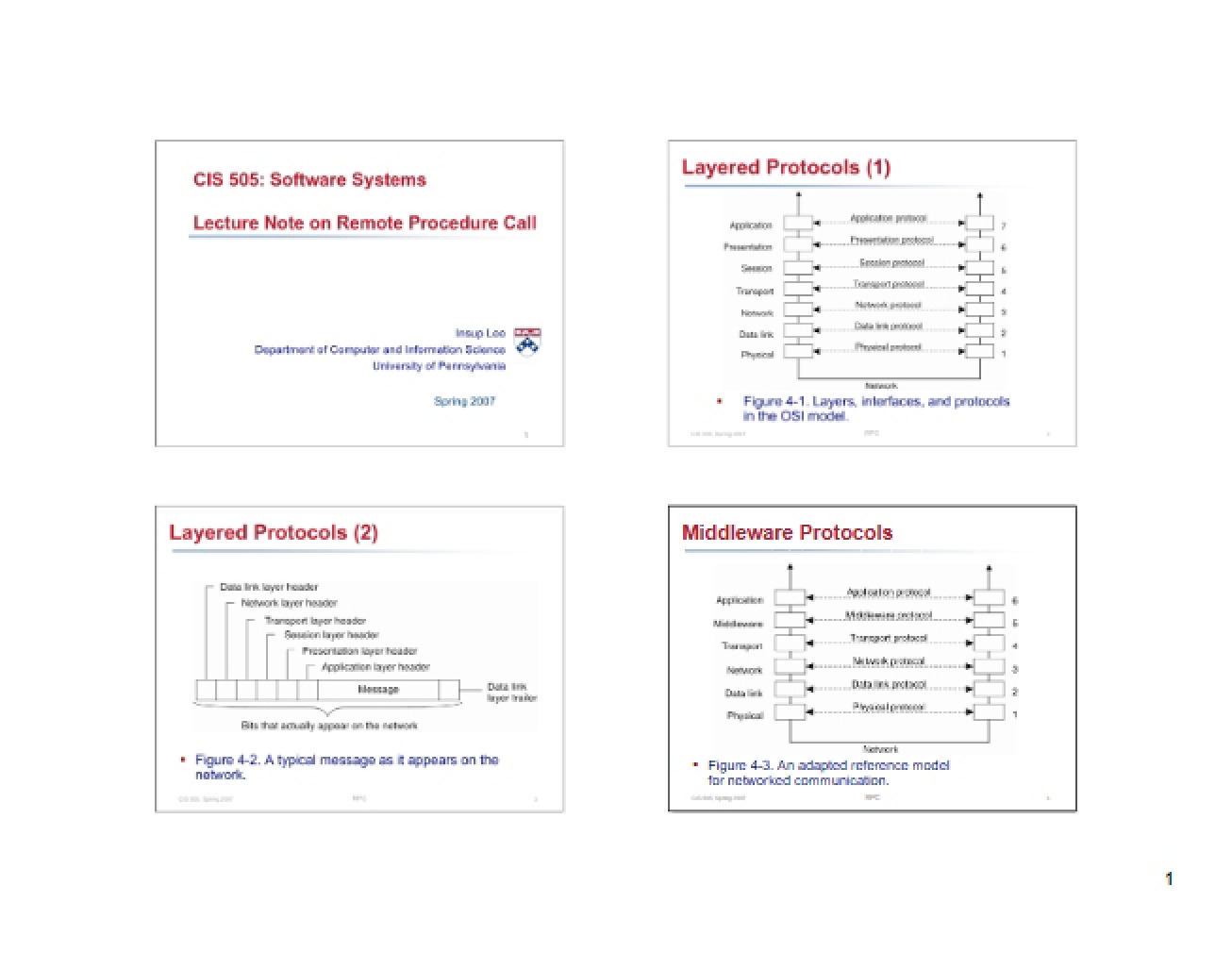 Remote Procedure Call (RPC) Notes