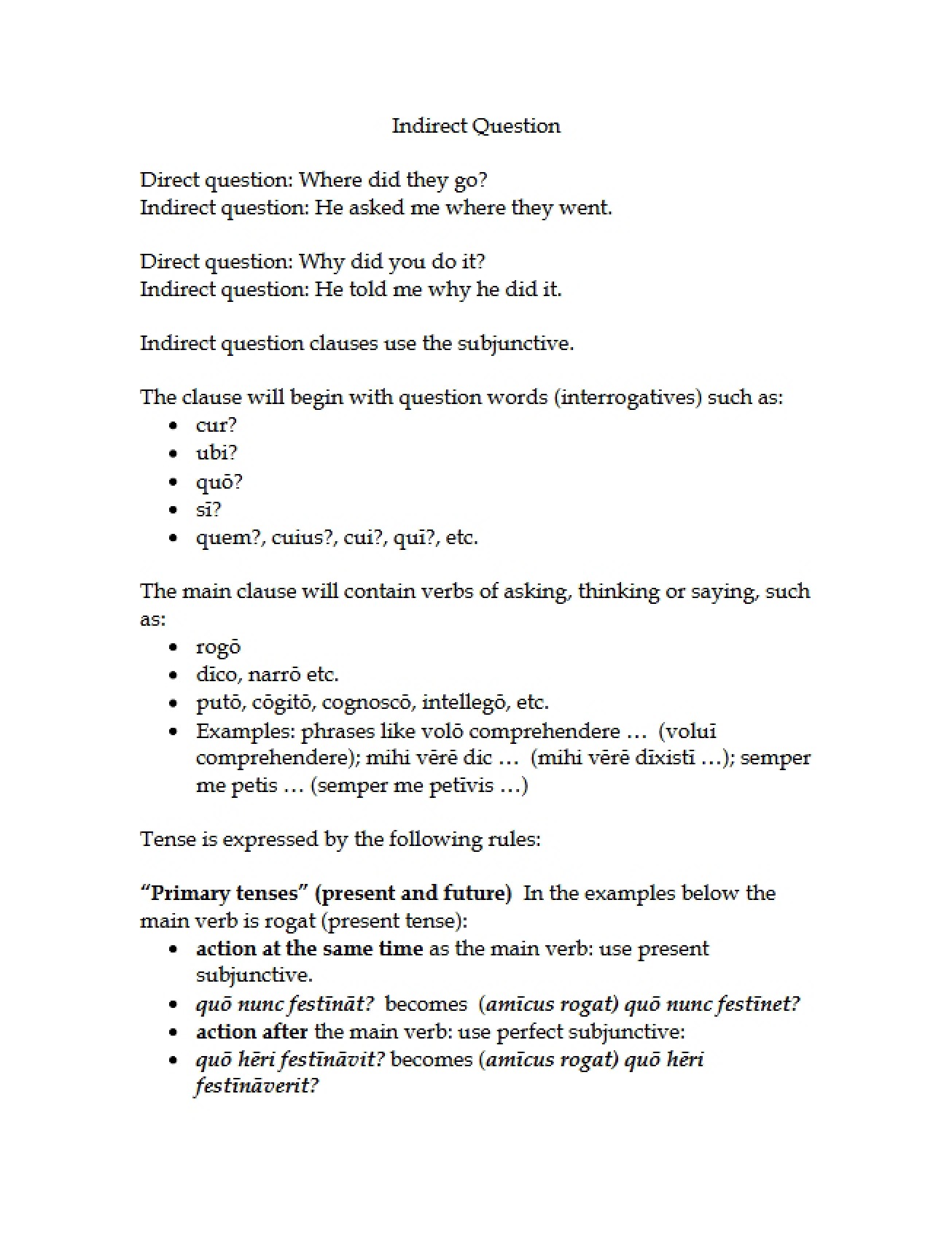 Inquiry List