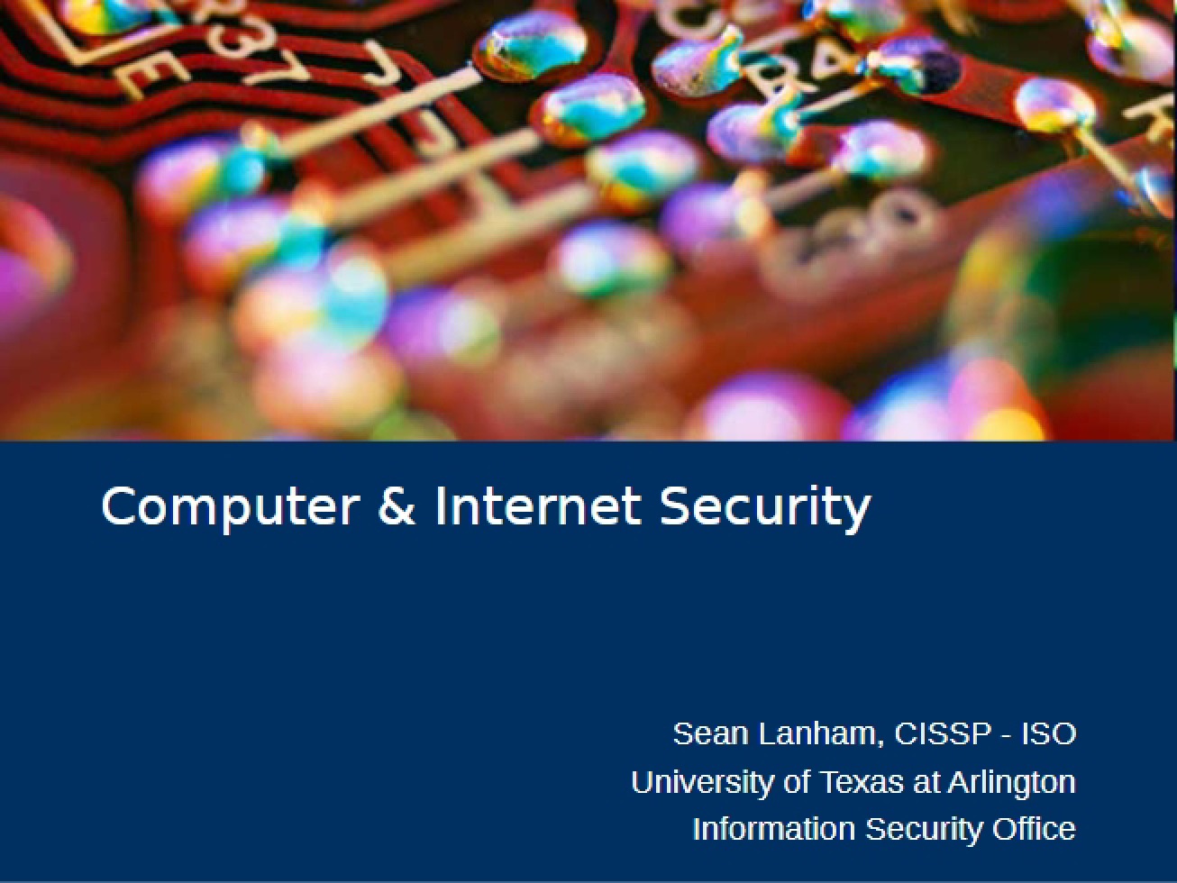 Security Computer and Internet