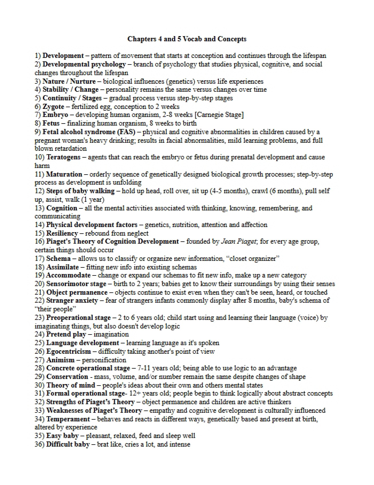 Chapter Four Overview