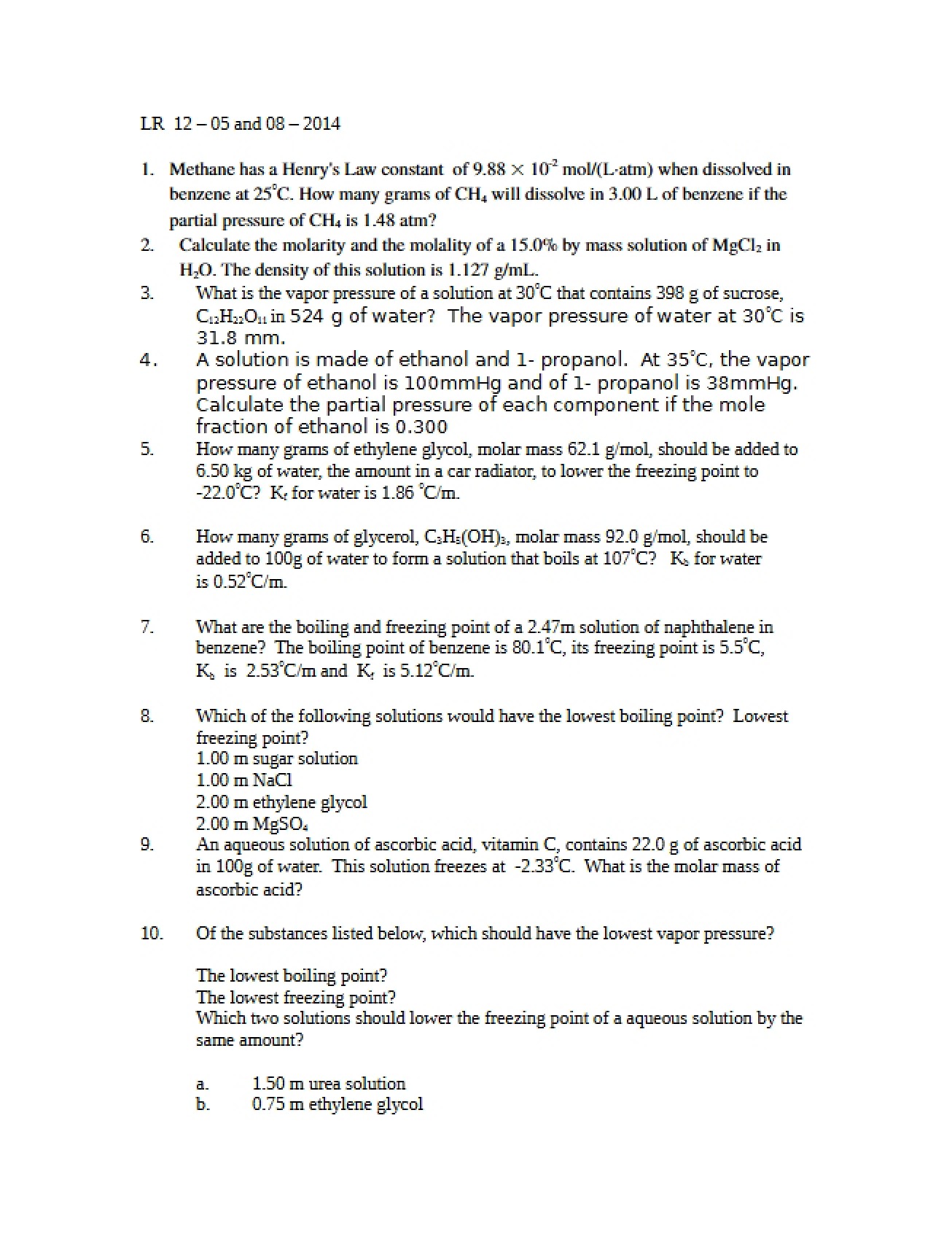 Learning Record from December 5 and 8, 2014