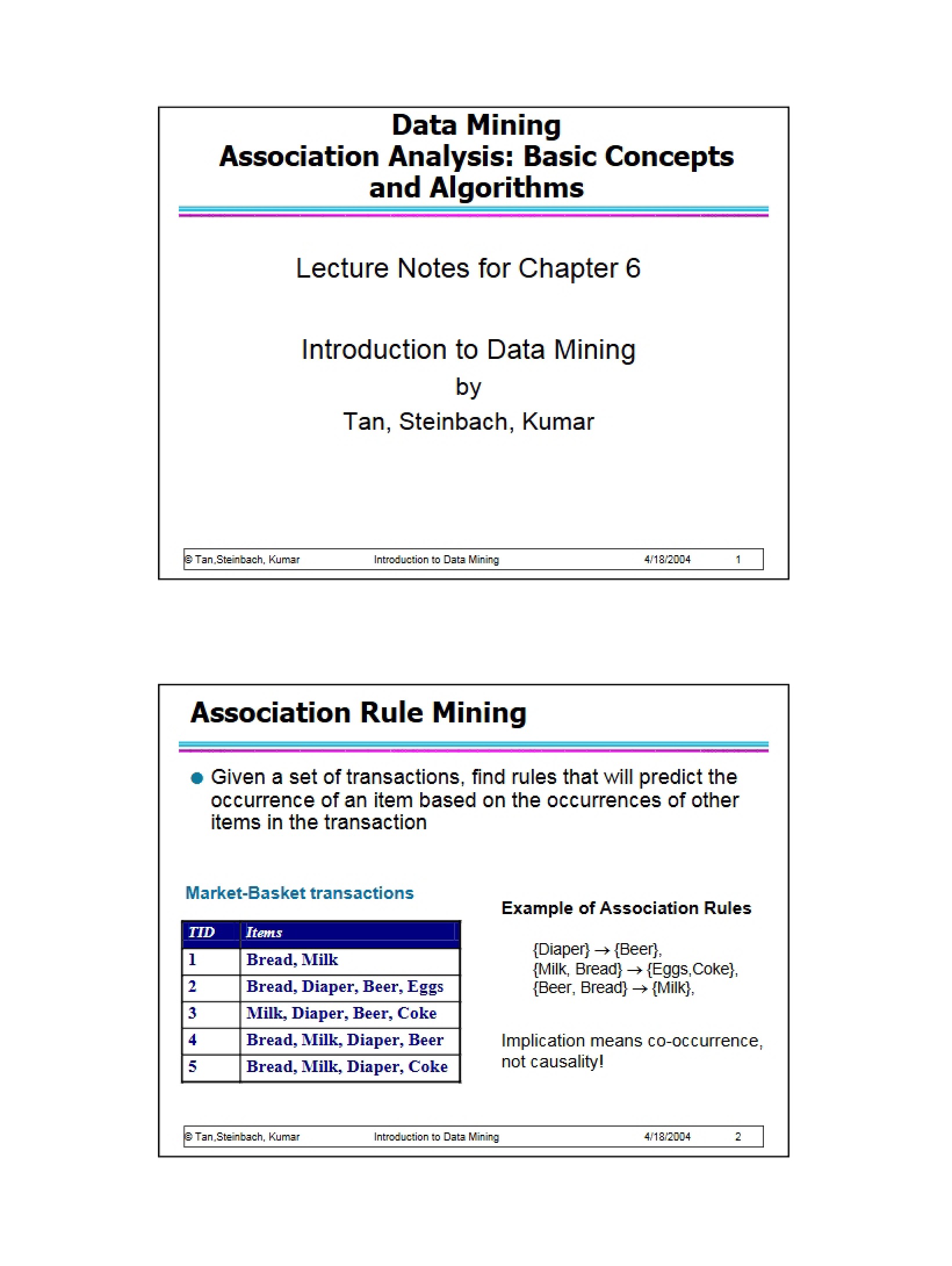 Algorithms and Basic Concepts