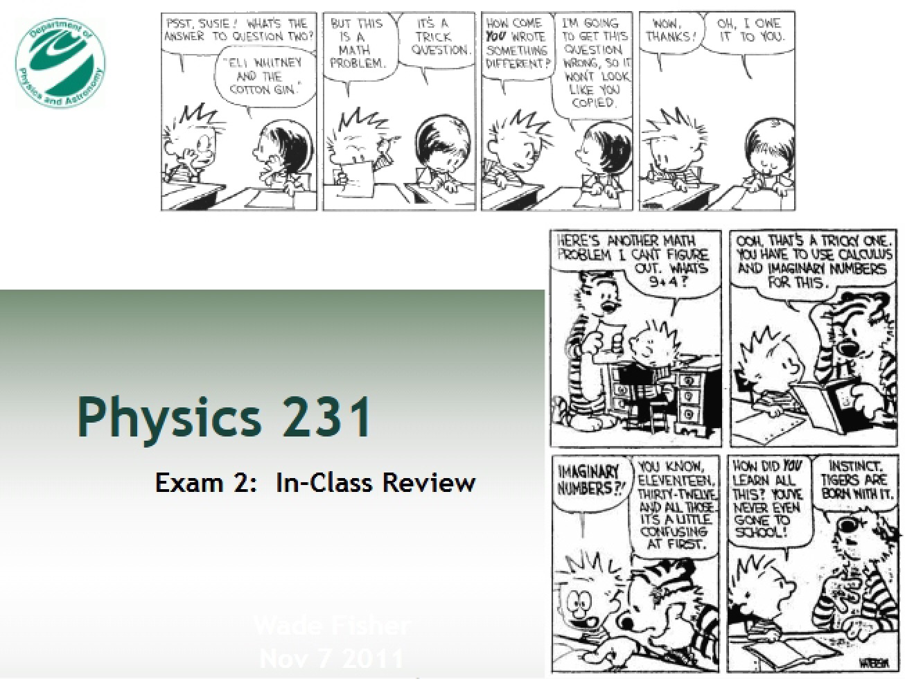 Exam Review