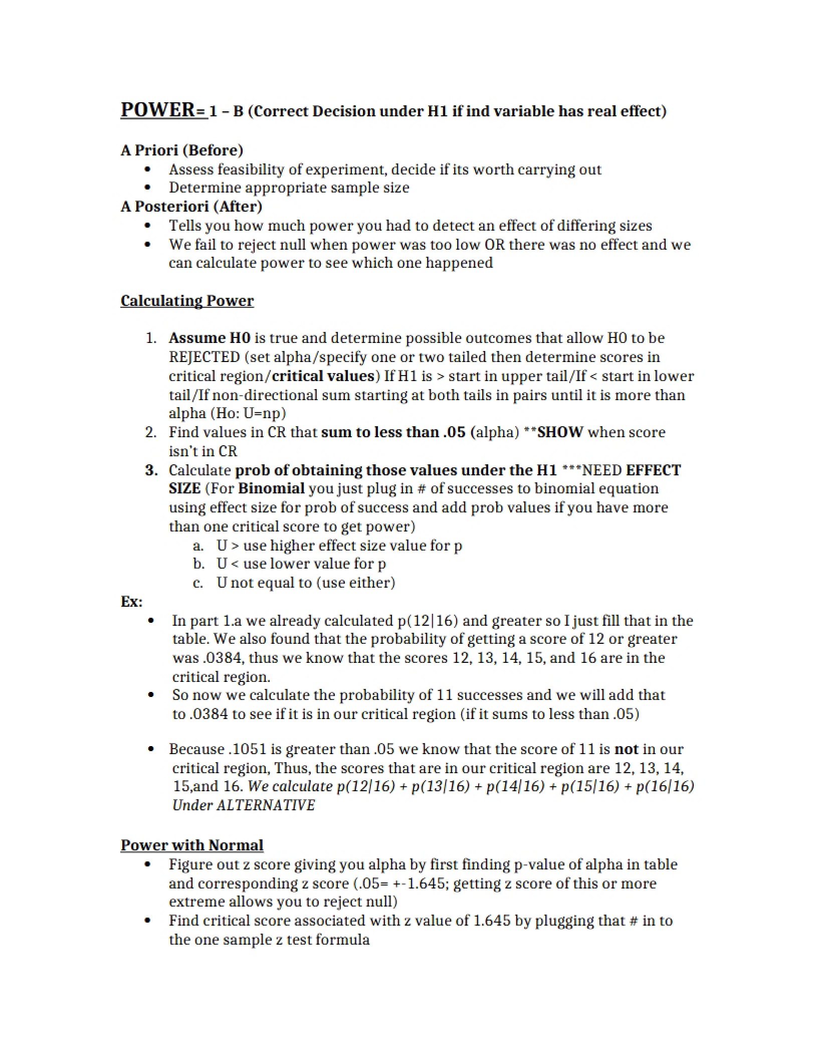 Statistical Power