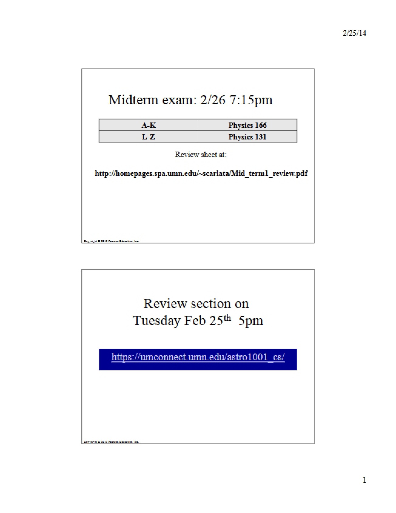 Spring 2014 Lecture 09