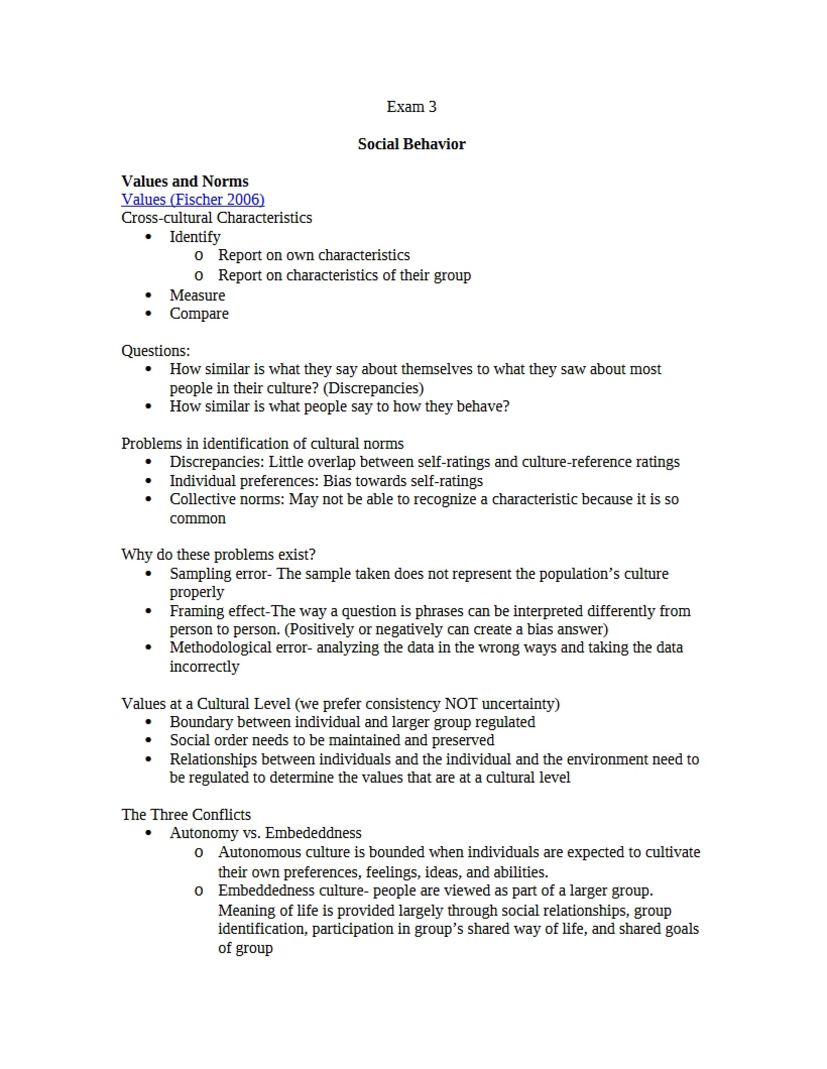 Third Examination