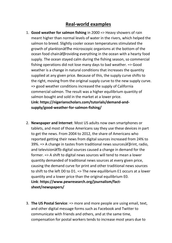 Examples - Real-World