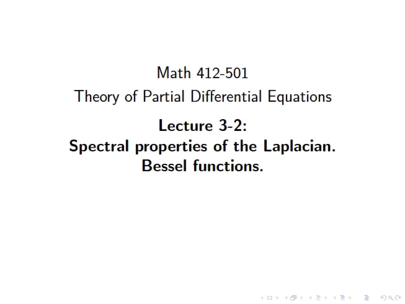 Lecture Three, Part Two (Web Version)