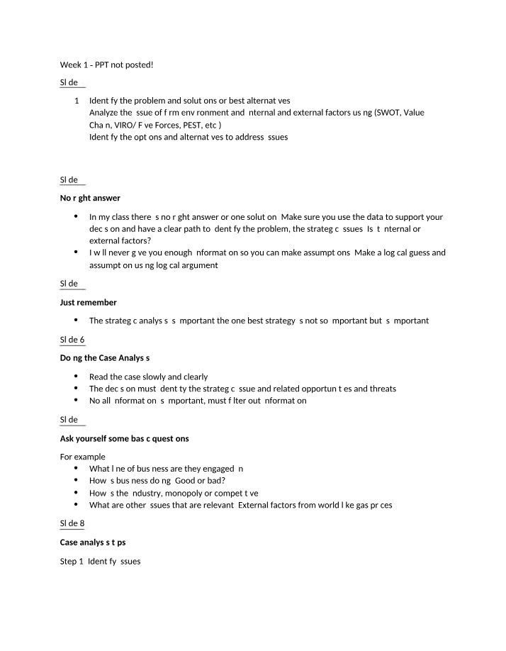 Corporate Taxation - Week 1