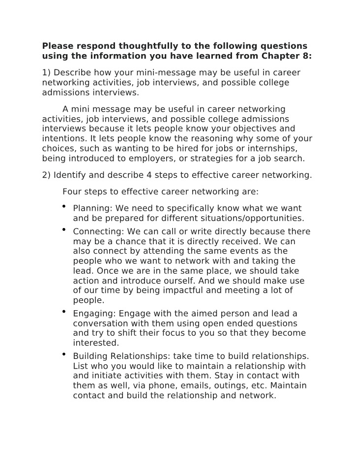 Career Networking Steps and Follow-Up Strategies