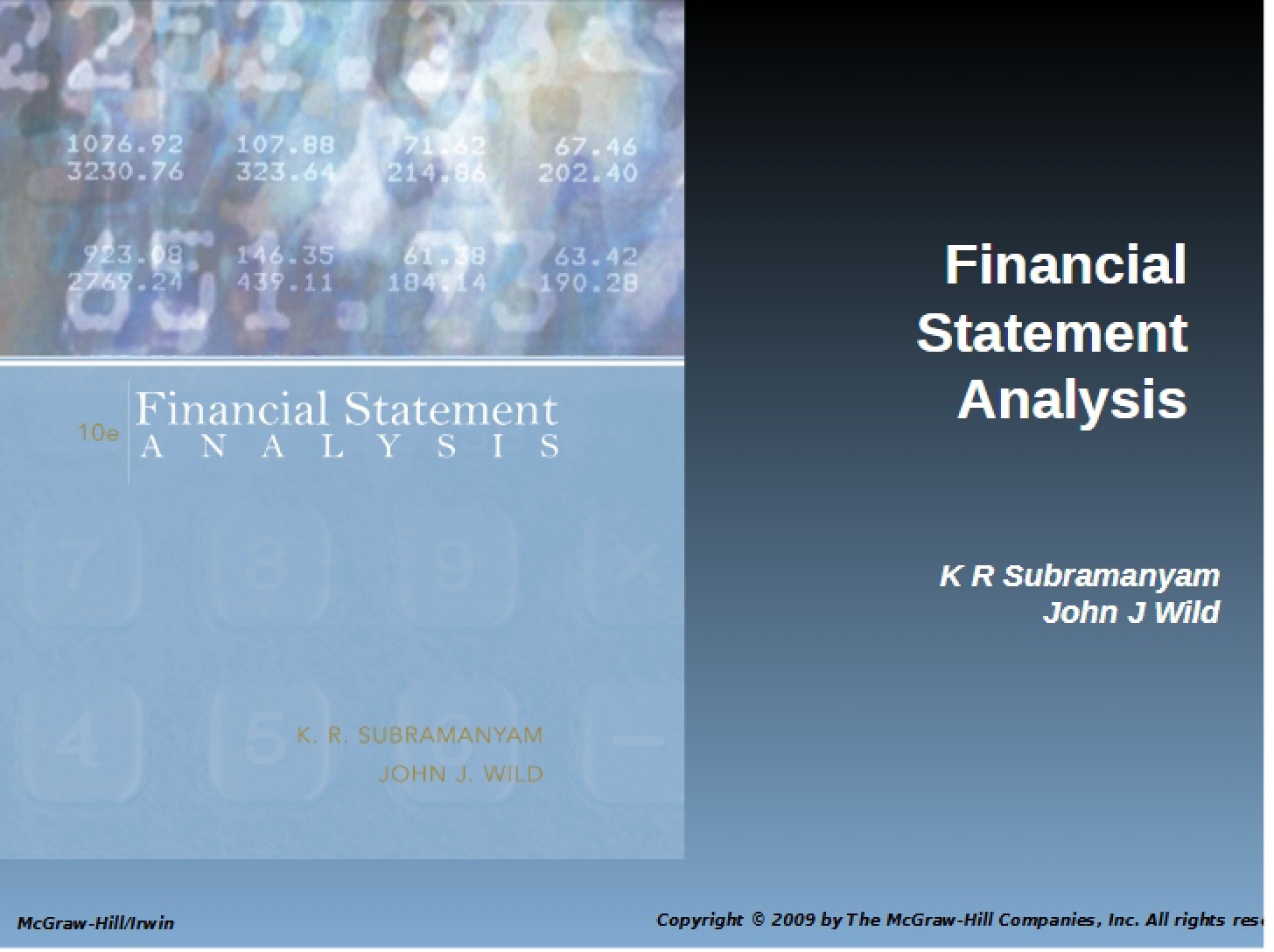 Financial Report Analysis