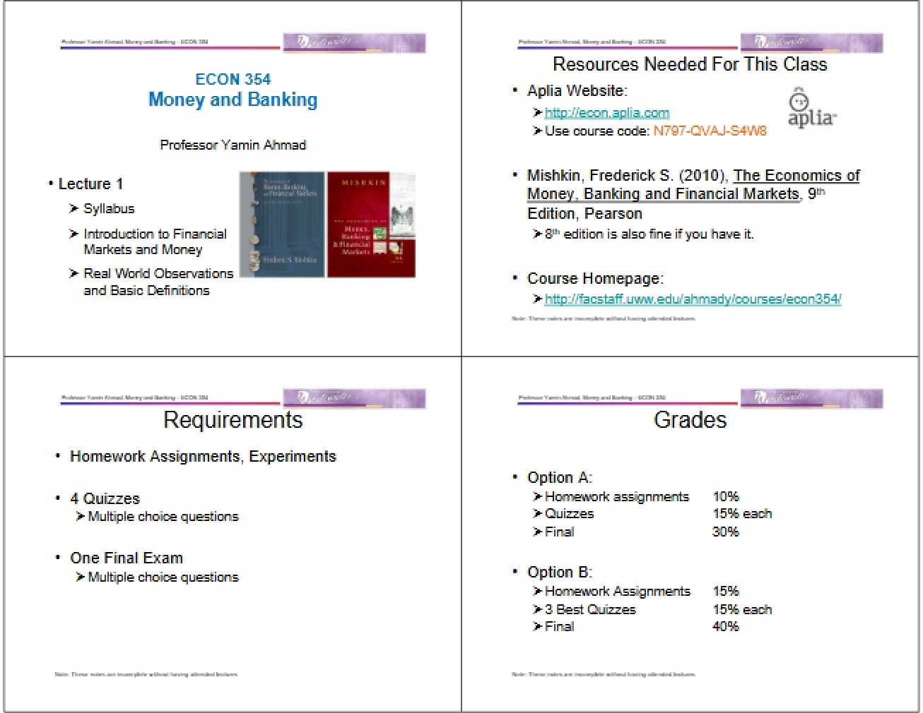 Course Outline