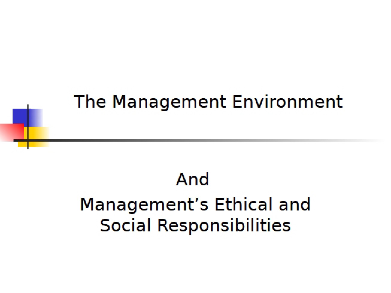 Environment of Sport Management Part 2