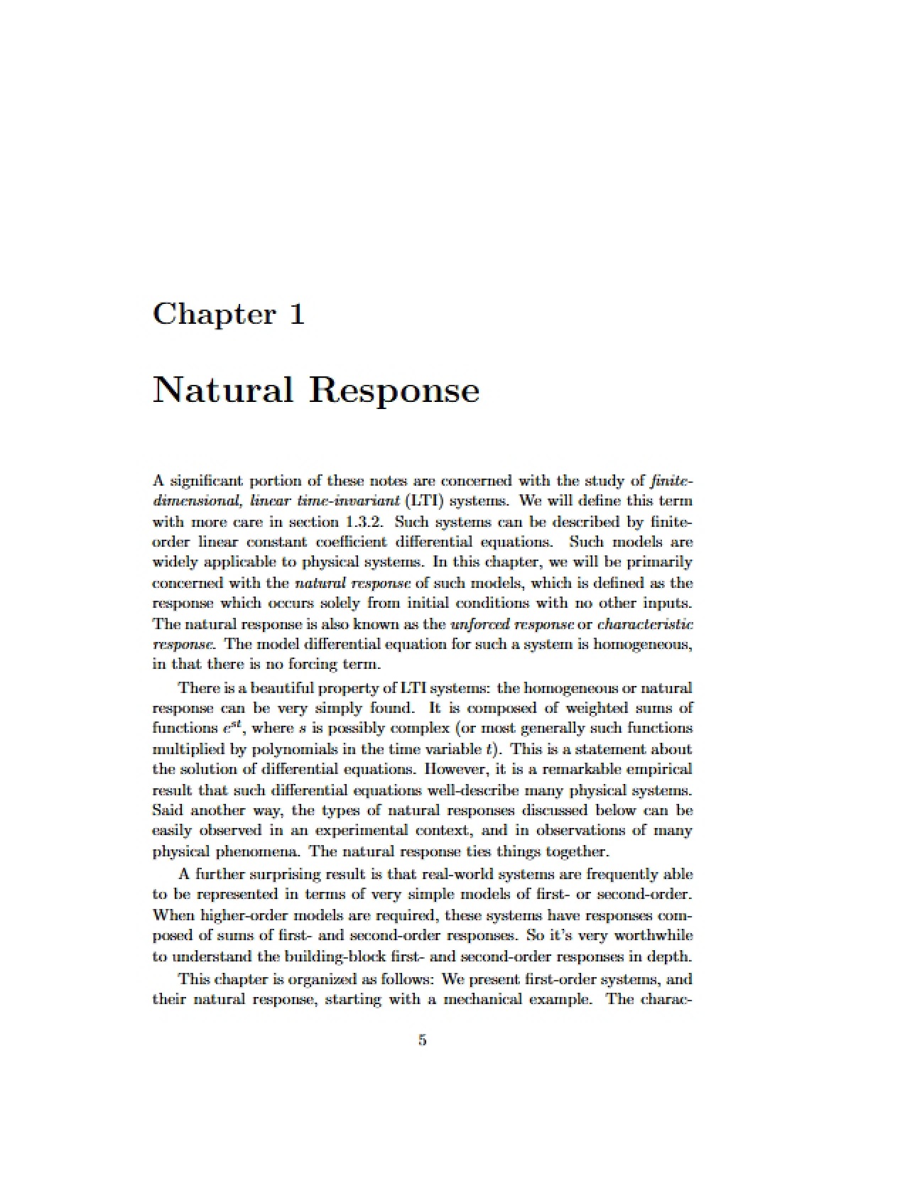 Response: Natural
