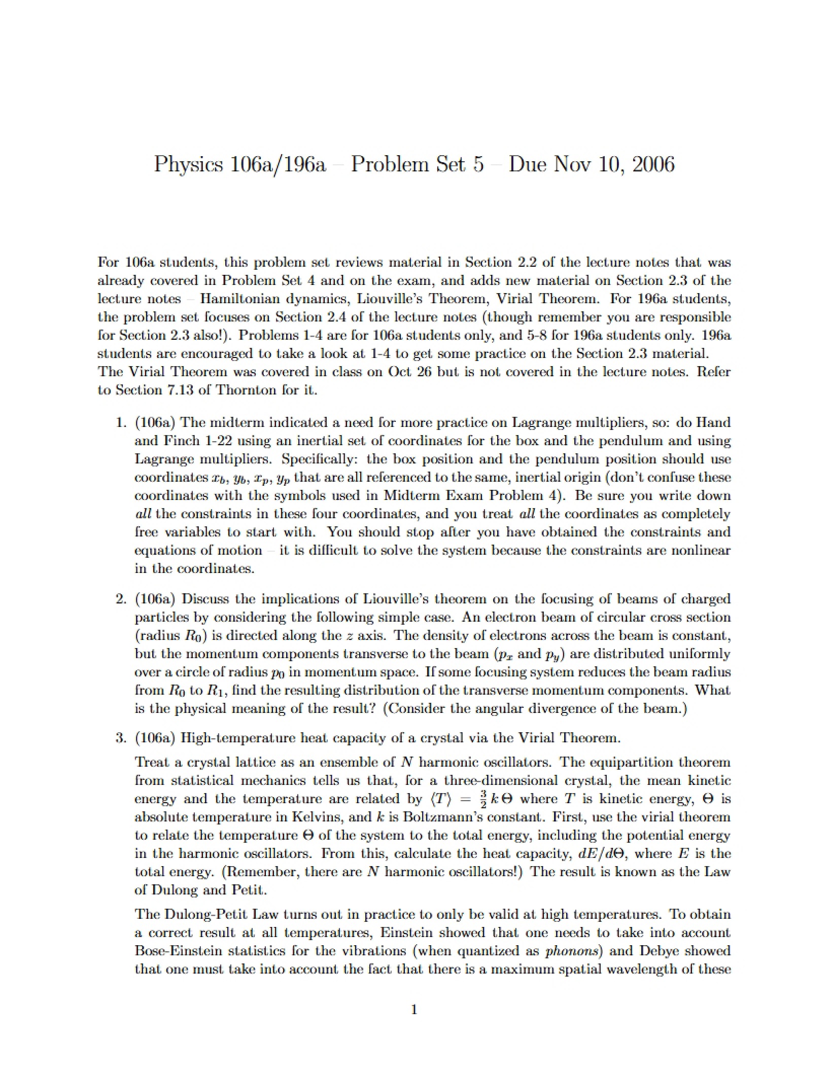 Problem Collection 5