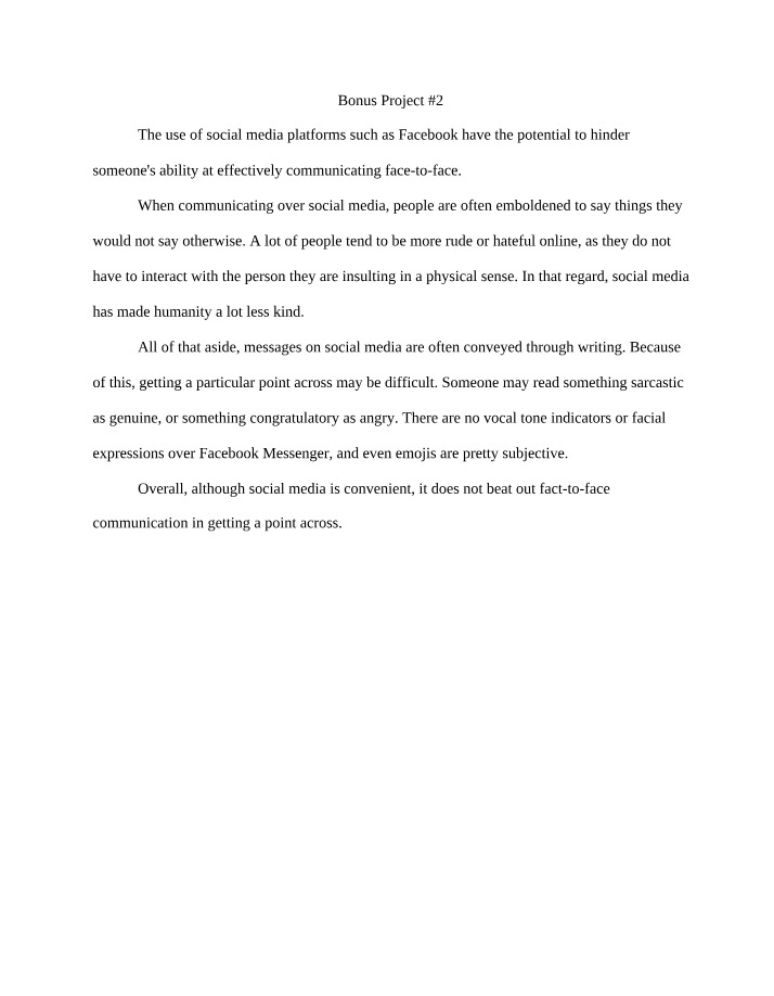 SOC101 Bonus Project 2