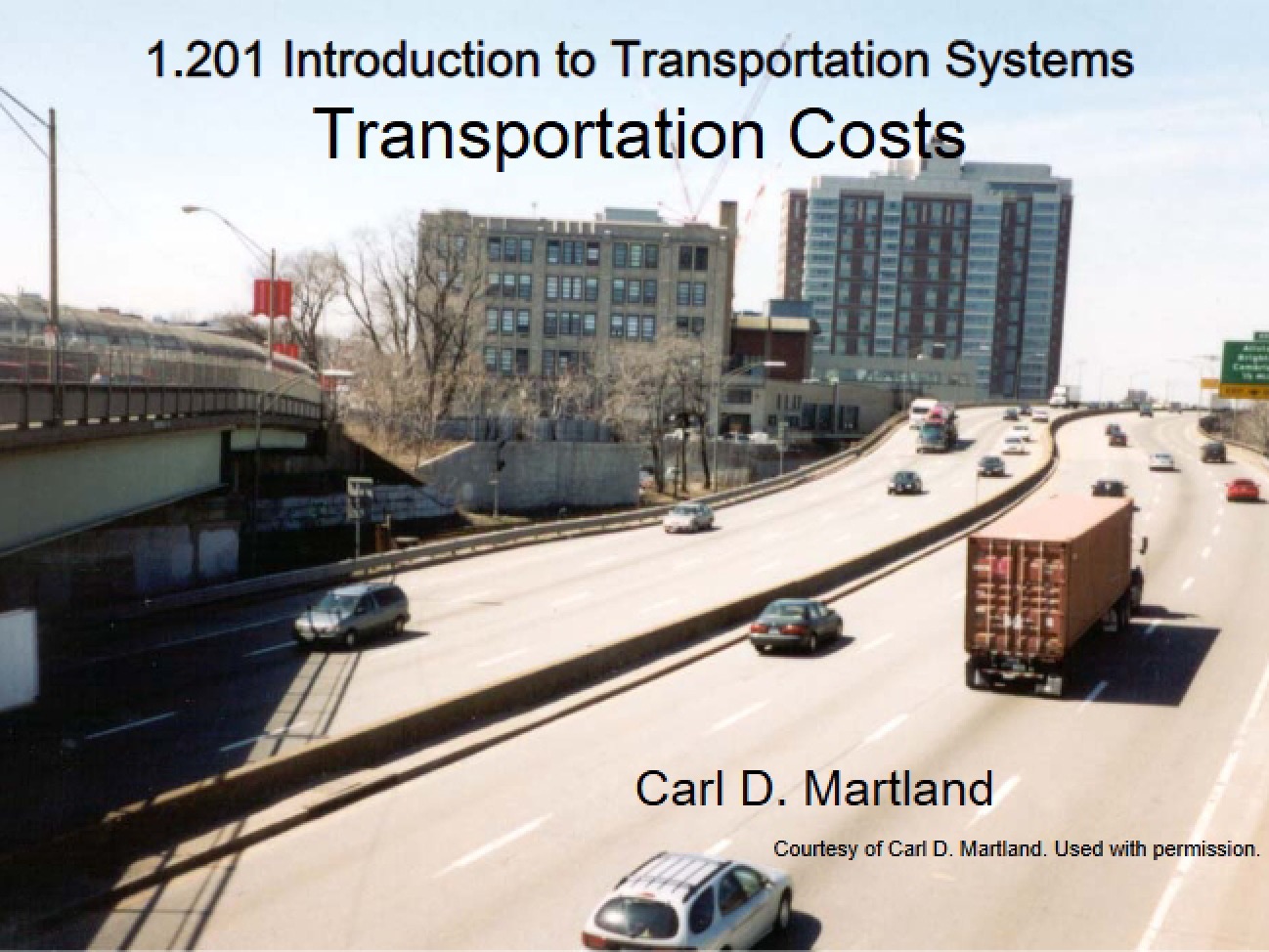 Costs of Transportation