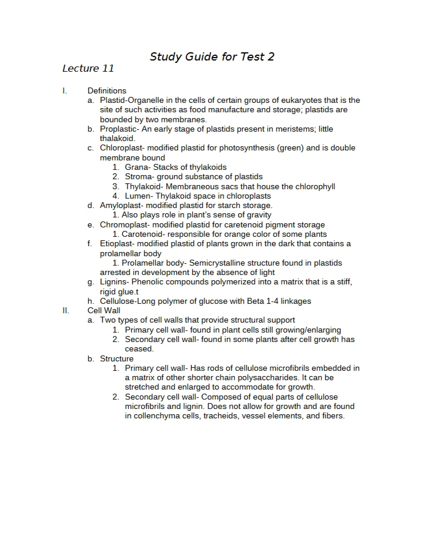 Evaluation of Intermediate Knowledge
