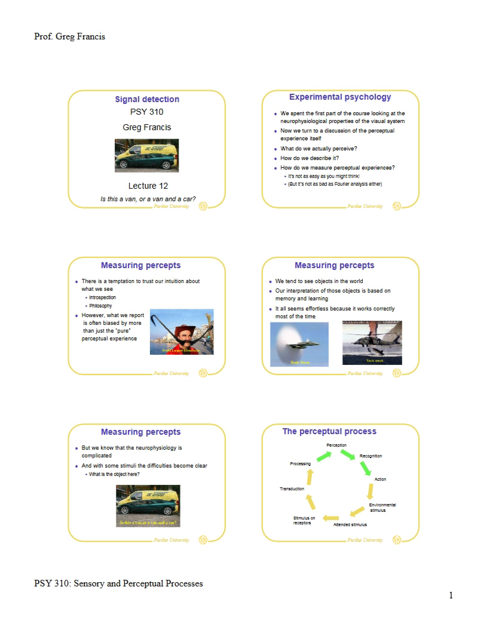 Detection of Signals