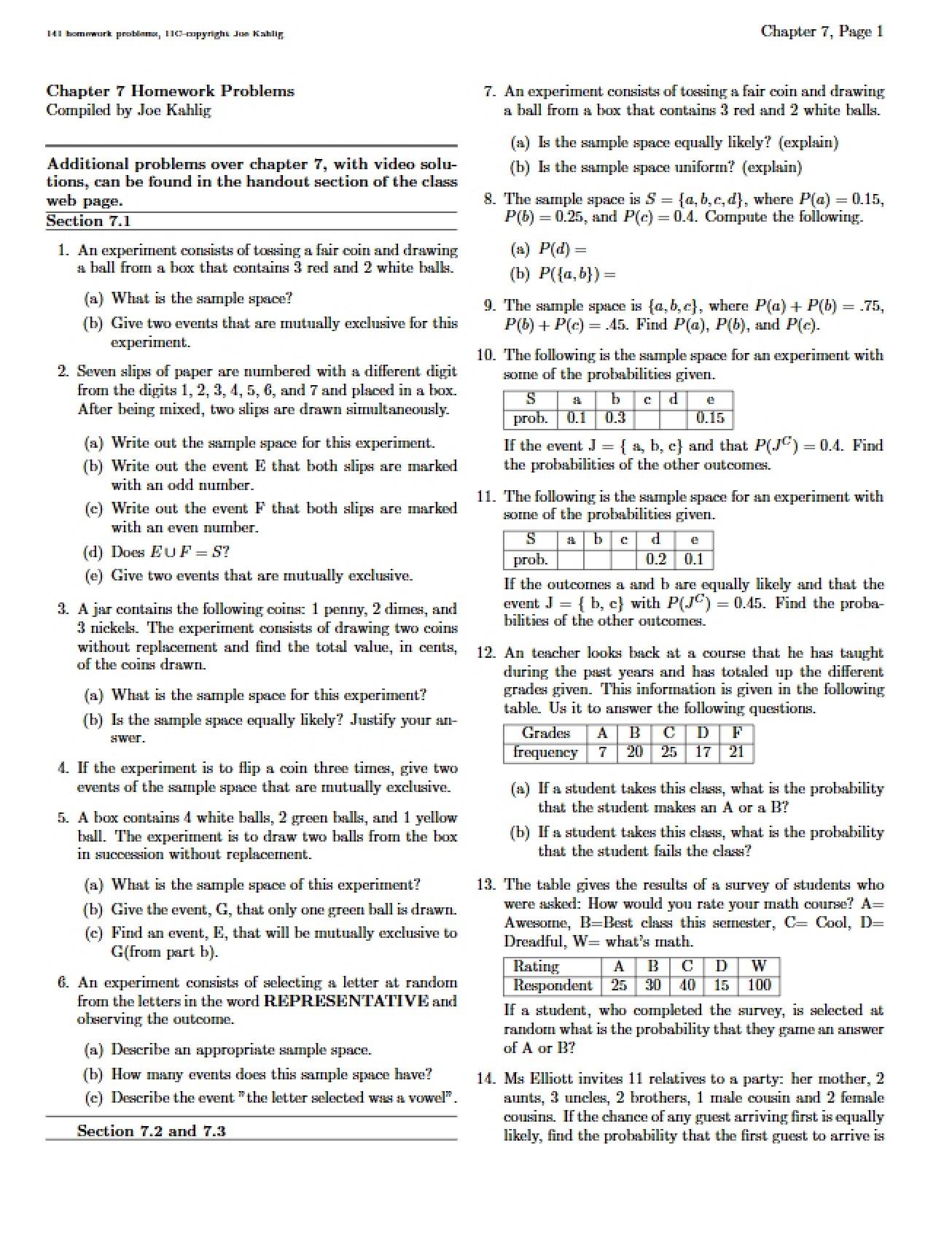 Chapter 7 Review