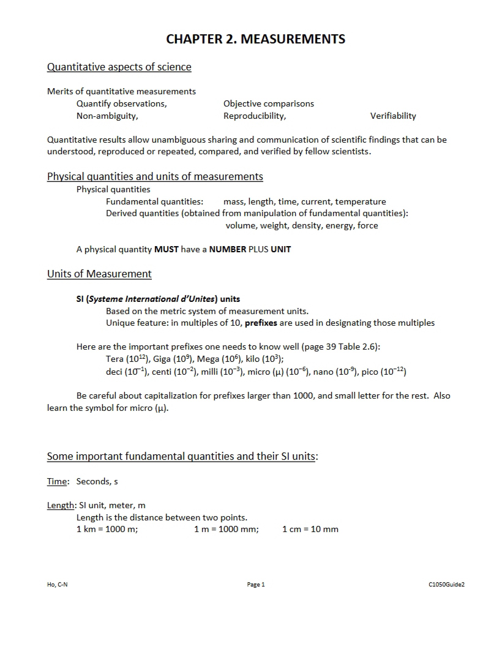 Guide to Chemistry Chapter 2